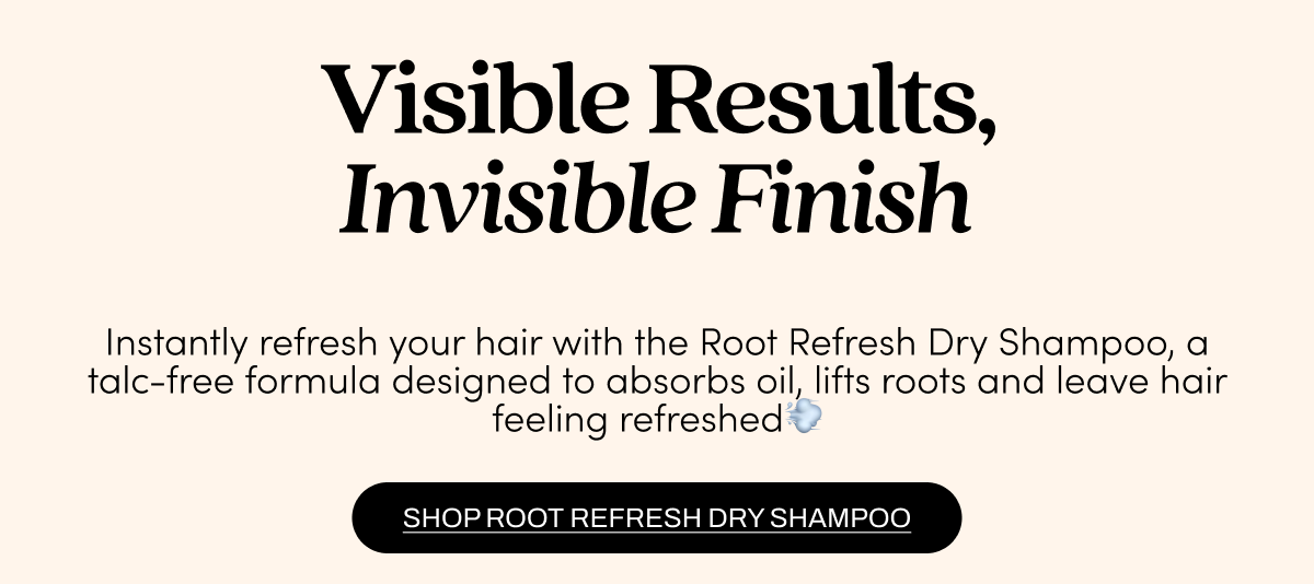 Visible Results, Invisible Finish