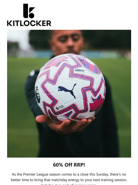 60% Off RRP on Puma Premier League Footballs
