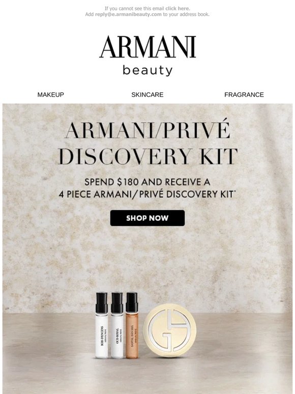 An Unparalleled Indulgence: Your Armani/Privé Gift Awaits