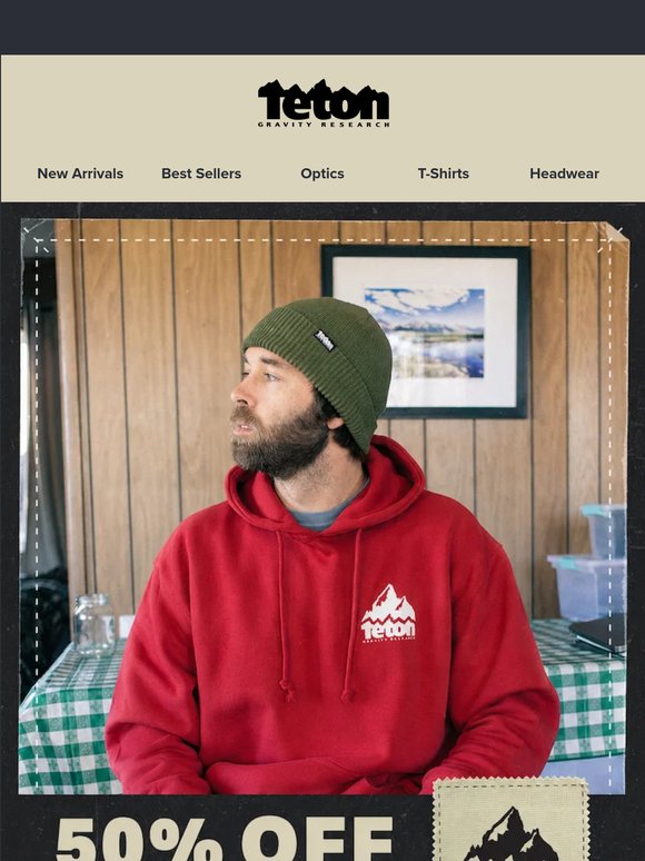 TGR Memorial Day: 50% Off Sale