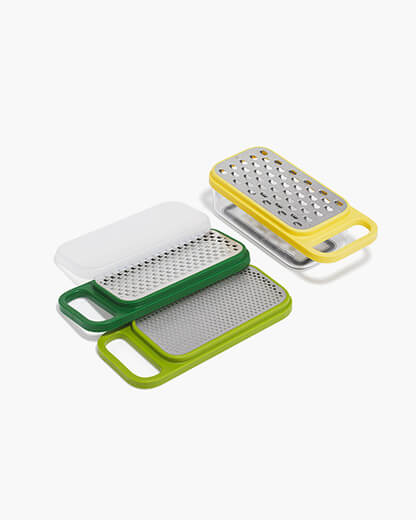 Multi-Grate & Store™ 3-in-1 Grater Set with Storage Container