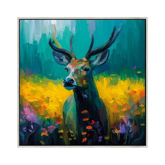 Holger Mühlbauer-Gardemin: Bild 'Rehbock auf Sommerwiese'