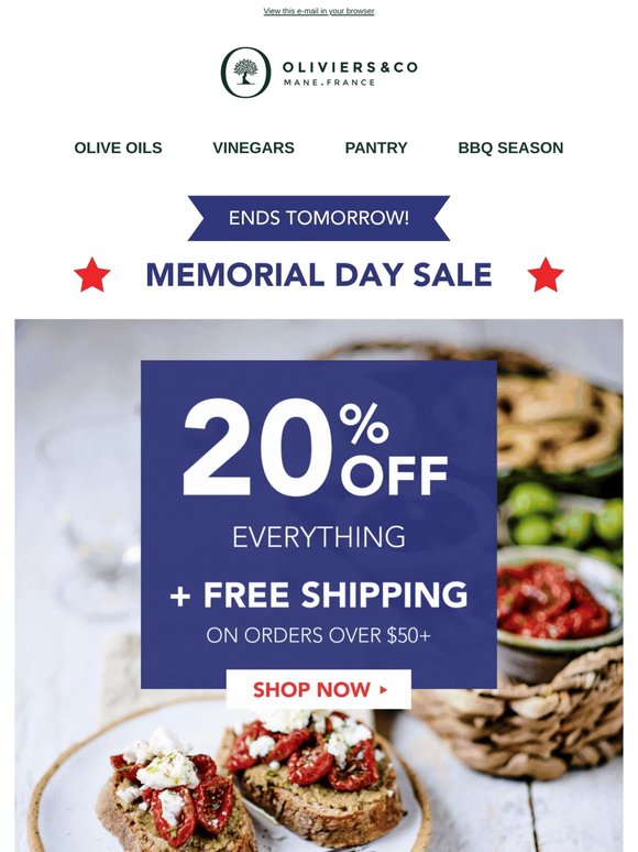 20% OFF + FREE Shipping won't last! ⏰