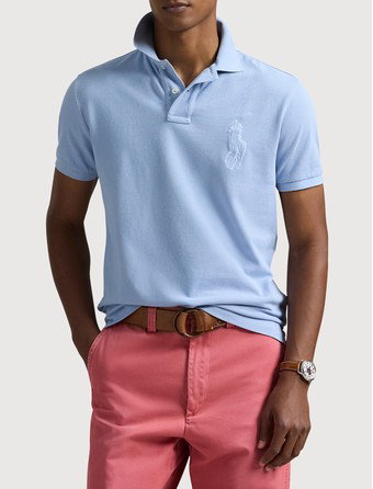 Big Pony Mesh Polo Shirt