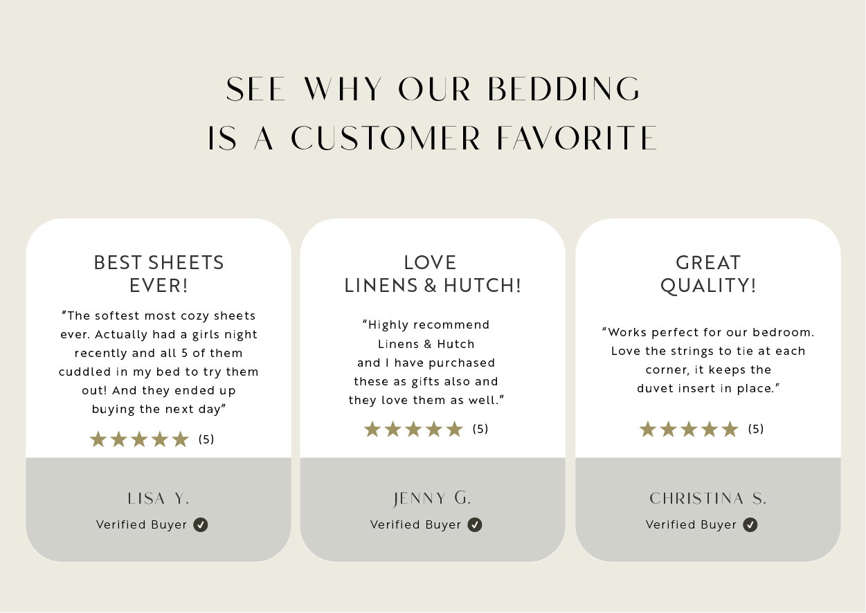 Linens & Hutch Reviews - They loved it, and so will you.