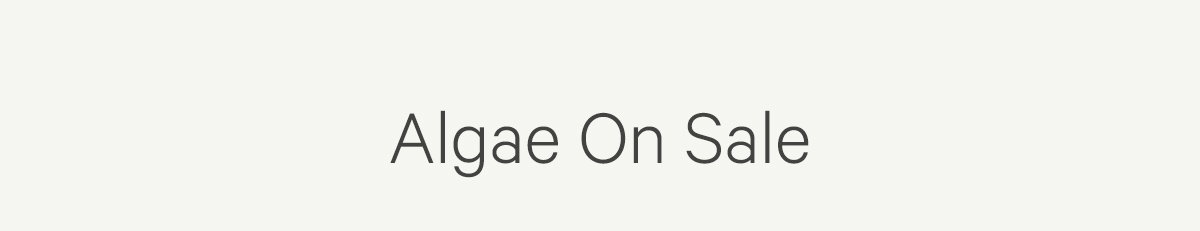Shop Active Algae Sale