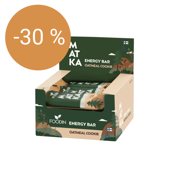 Image of MATKA Energy Bar Oatmeal Cookie 50g x 12kpl