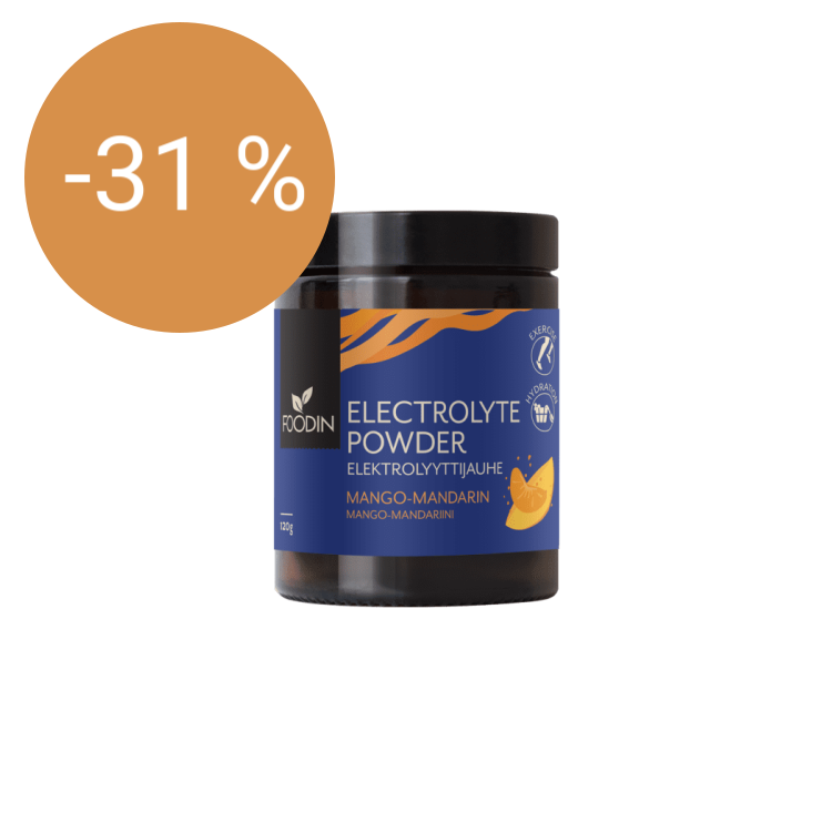 Image of Elektrolyyttijauhe, Mango-Mandariini 120g