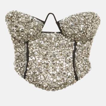 Black Jersey Crystal-Embellish