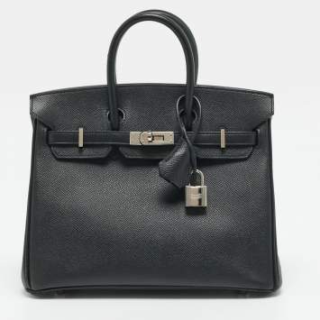 Birkin 25 Palladium Finish Bla