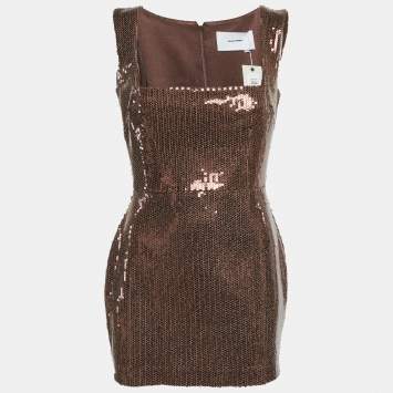 Brown Sequin Sleeveless Portra