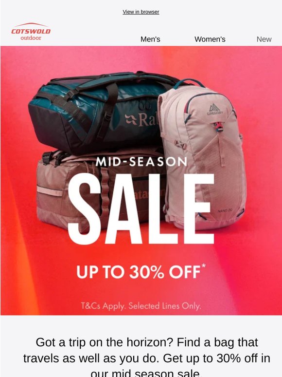Pack up for less 🎒