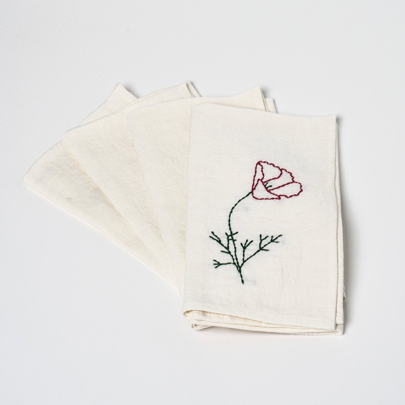 Fleurs Romantiques Table Napkins | Set of 4