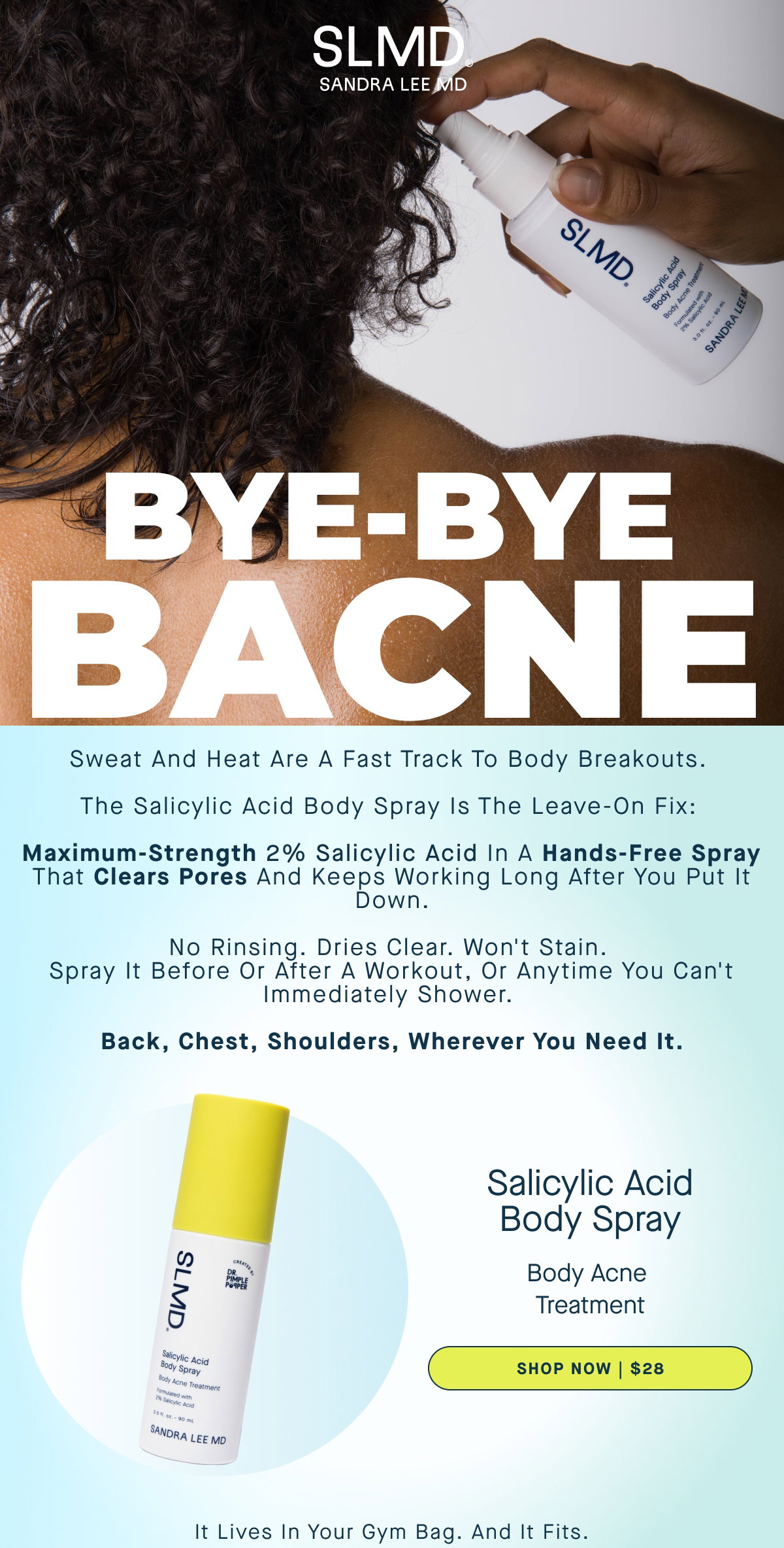 Shop: Salicylic Acid Body Spray