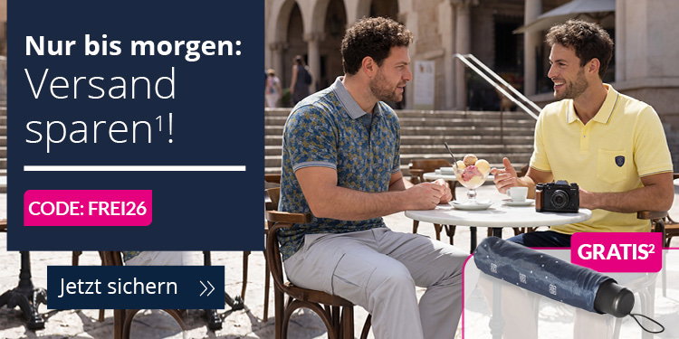 VKfrei + Gratis Schirm