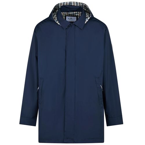 Aquascutum RLG Badge Packable Trench - Navy
