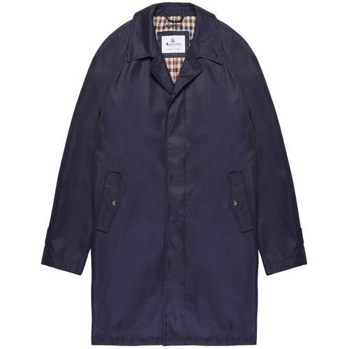 Aquascutum Archival Mac Coat - Navy