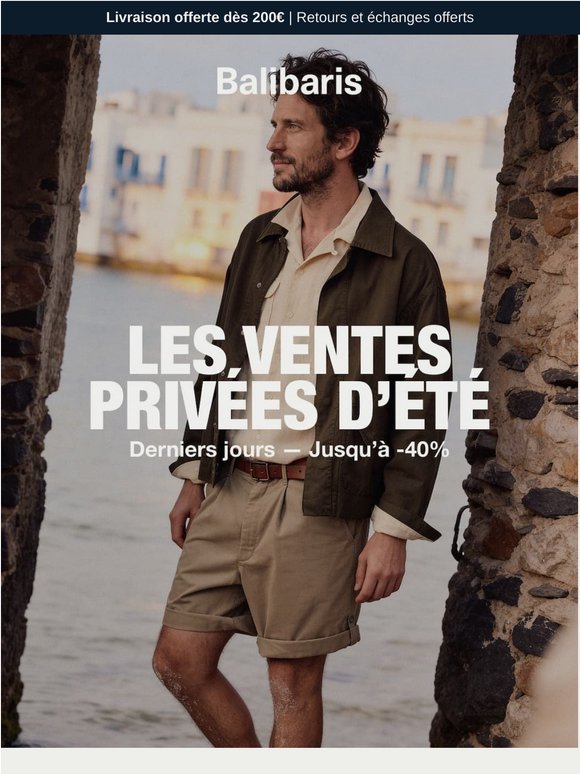 VENTES PRIVÉES I Dernière chance