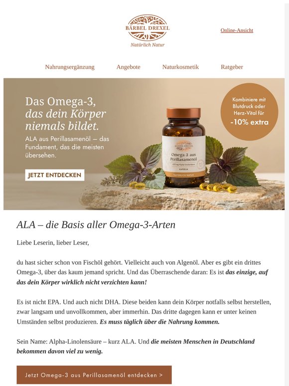 Über dieses Omega-3 spricht fast niemand