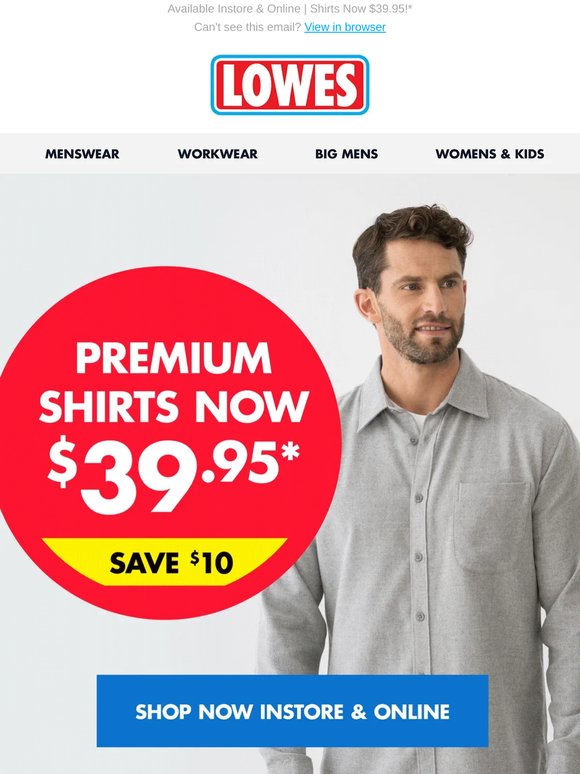 Get $10 off your favorite shirts!*