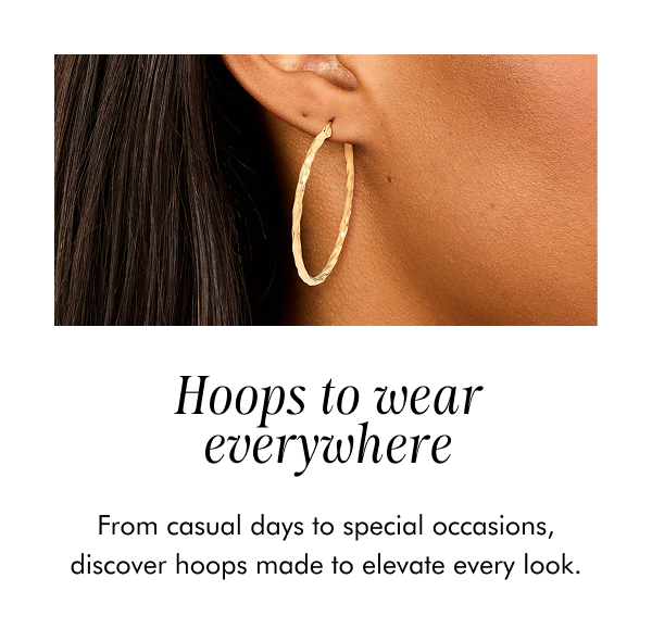 Hoops to wear everywhere