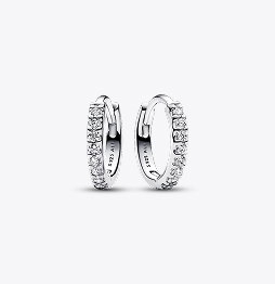 Sparkling Huggie Hoop Earrings