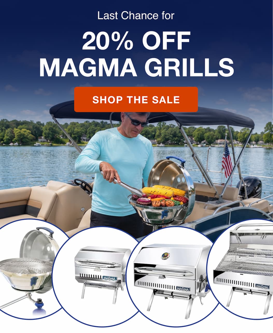 Still Time for 20% off Magma Grills
