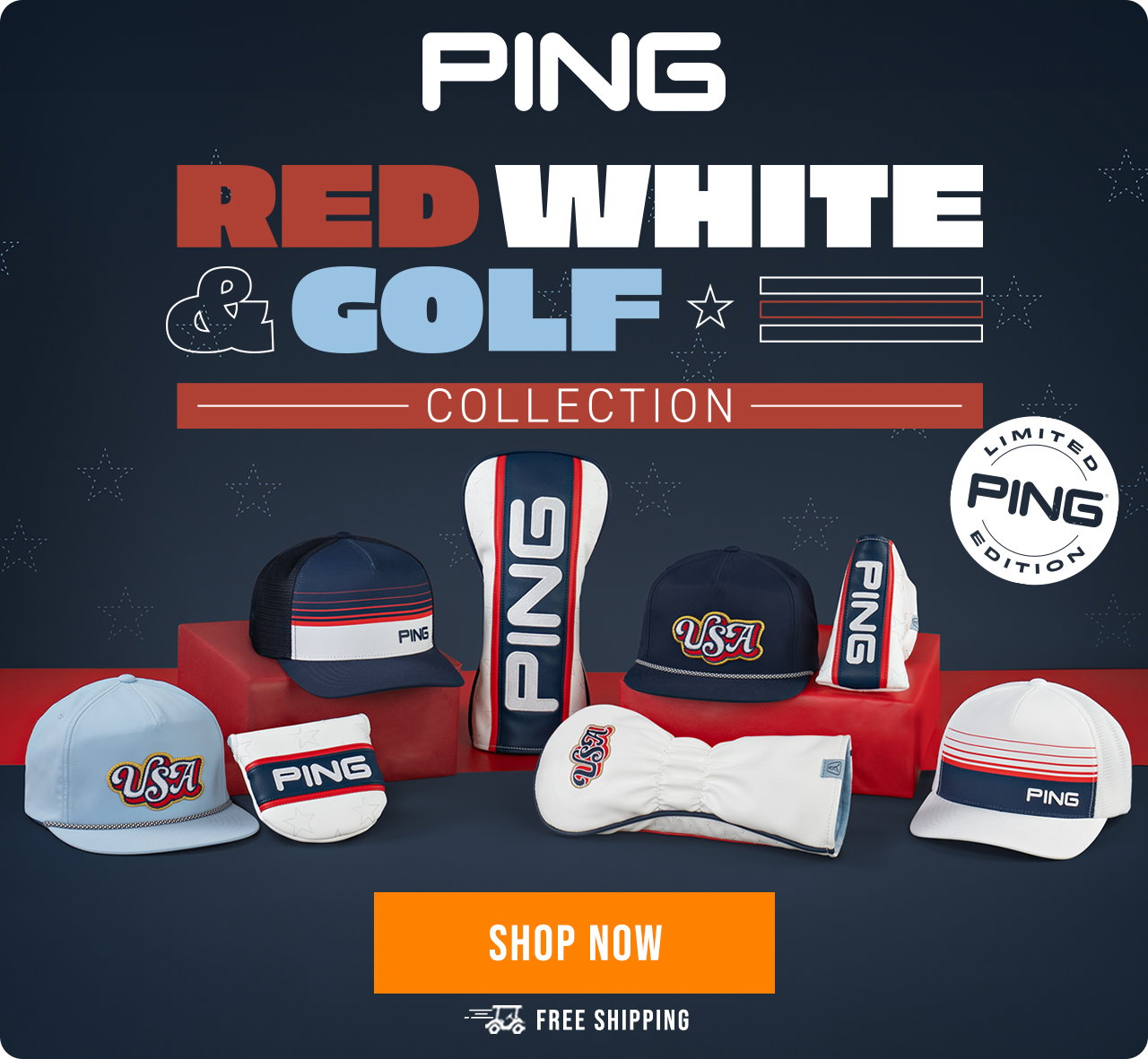 Limited Edition | PING Red, White, Golf