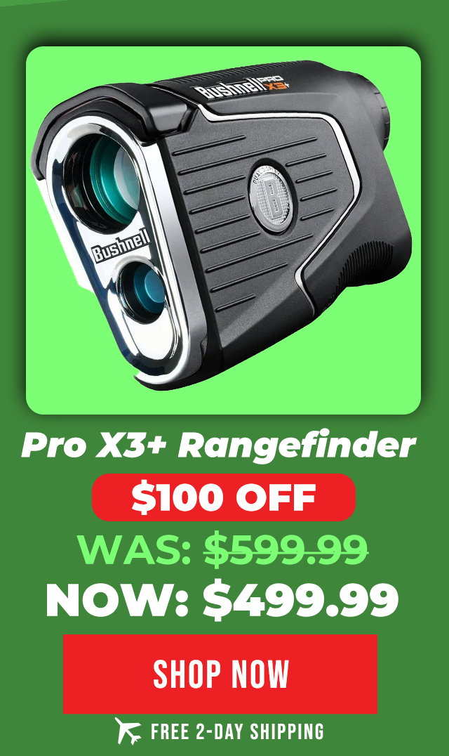 Bushnell Pro X3+ Golf Rangefinder