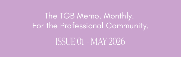 THE TGB MEMO. MONTHLY.