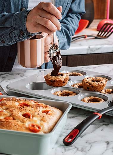 Tefal Ceramik muffinsform, 12 stk.