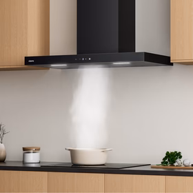 Ciarra Cappa A Parete Da 90cm Con Touch Control CBCB9102-B
