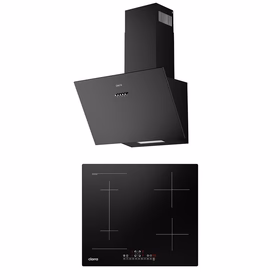 Ciarra Set Moderno 60 cm: cappa a parete + piano a induzione 4 zone
