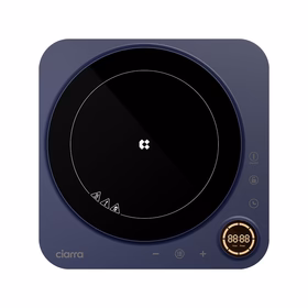 Ciarra Donut Piano cottura a induzione singolo portatile 2000W con timer 4H | Midnight Dream