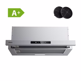Ciarra 60cm Cappa a Incasso Sottopensile Telescopica Grigio CBCS6909A-OW  | Classe A+, Touch e LED