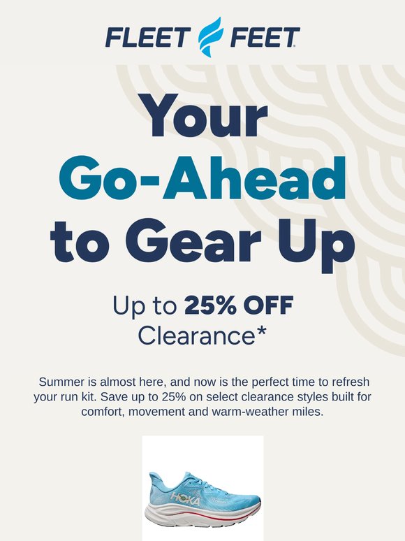 Save up to 25% before summer hits