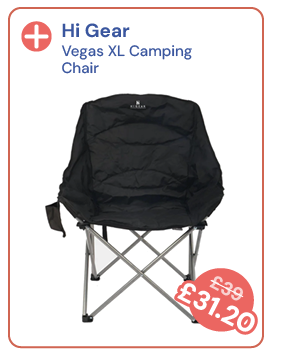 Hi Gear Vegas XL Camping Chair. Reduced from £39 to £31.20.