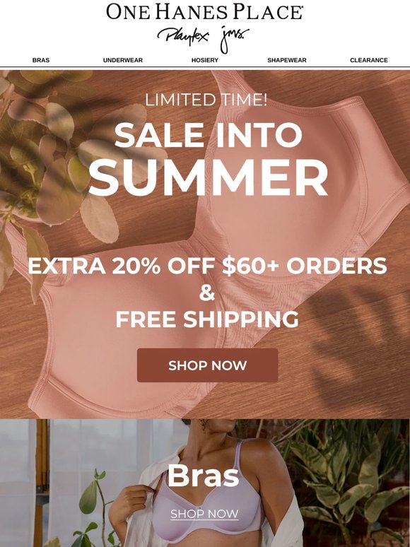 Summer’s Just Ahead ☀️ Take 20% Off $60+ & Ship Free