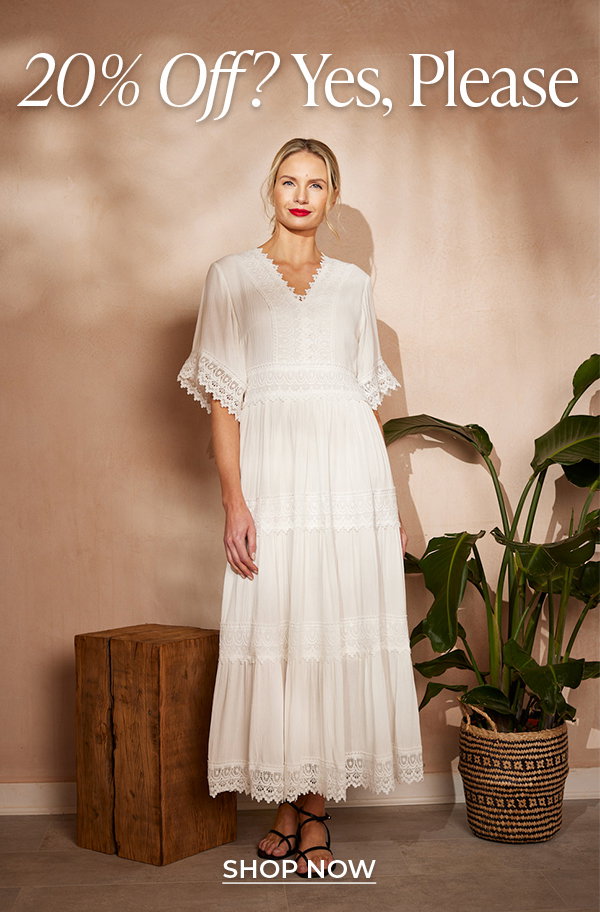 20% Off? Yes, Please | Shop Now