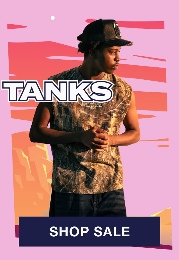Shop men's summer sale tank tops