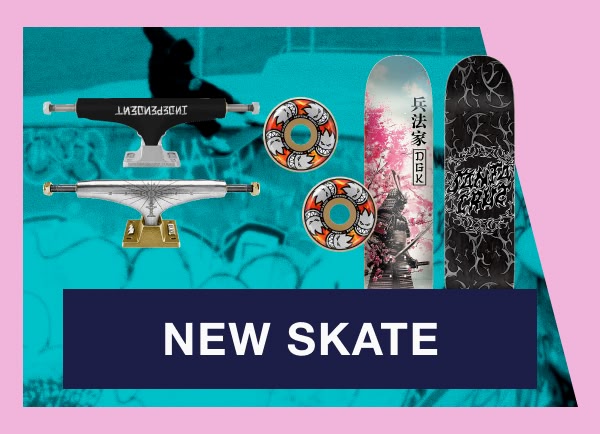 Shop new skate, including skate wheels, trucks, decks and more.