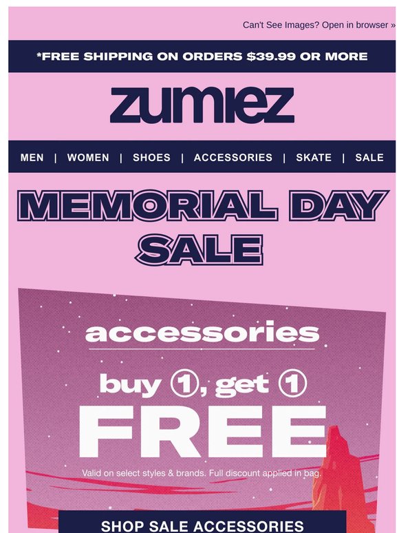BOGO Free Accessories 🕶️🎒🧢🧦