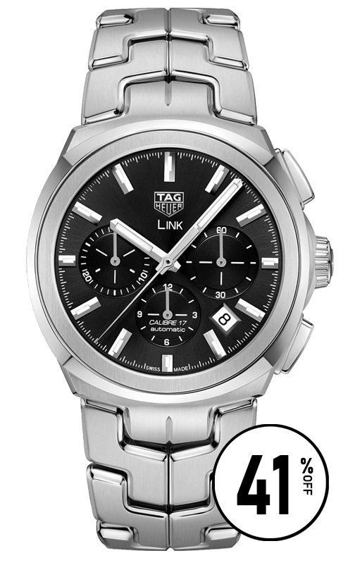 Link 41mm Black Dial Men's Watch CBC2110.BA0603