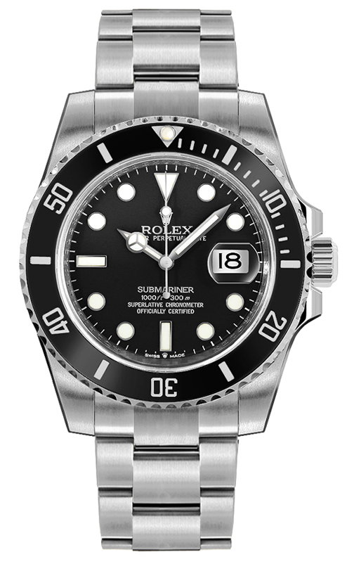 Submariner Date Black Dial Stainless Steel Men's Watch 126610LN-0001