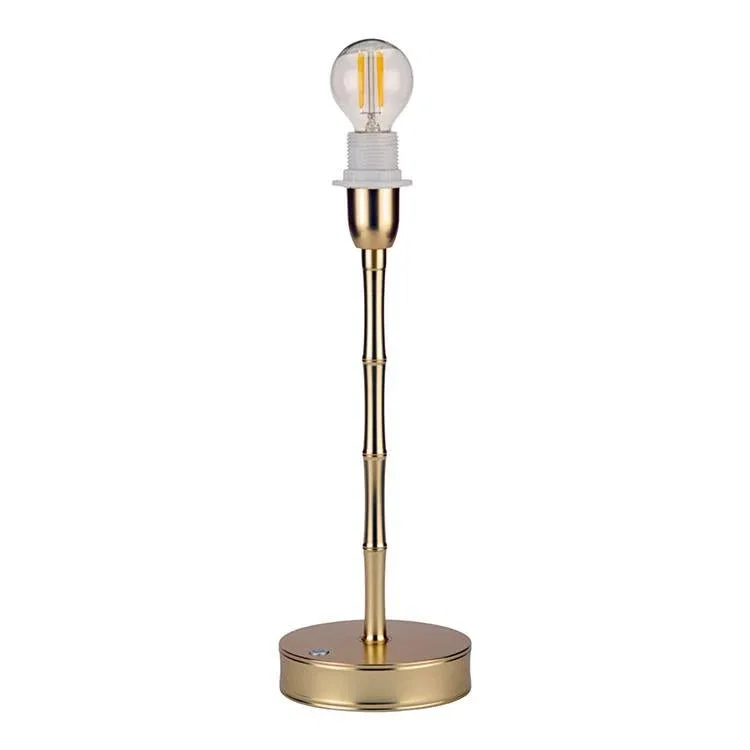 Image of Bamboo Lamp Base Matt Gold 30cm