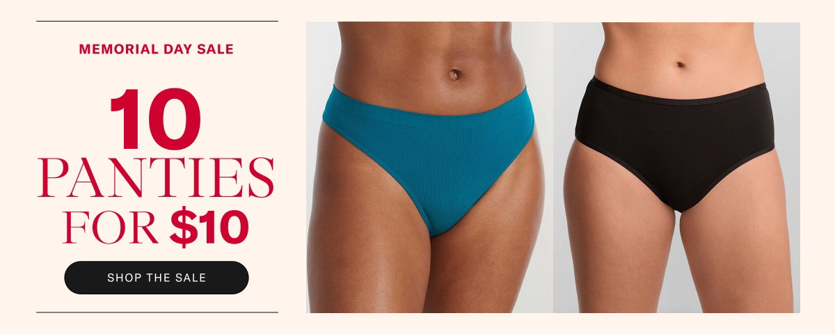 MDS Panties now 10 for $10