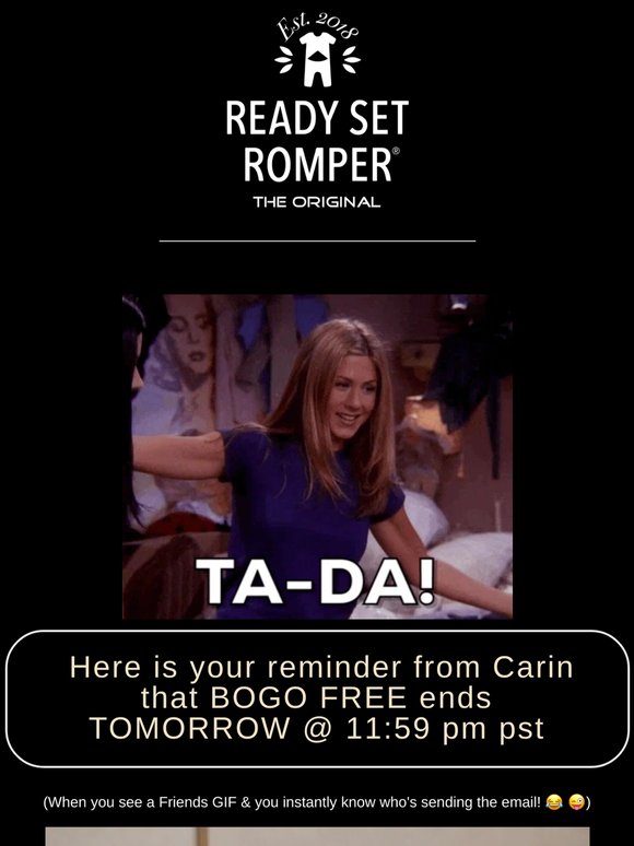 Reminder from Carin