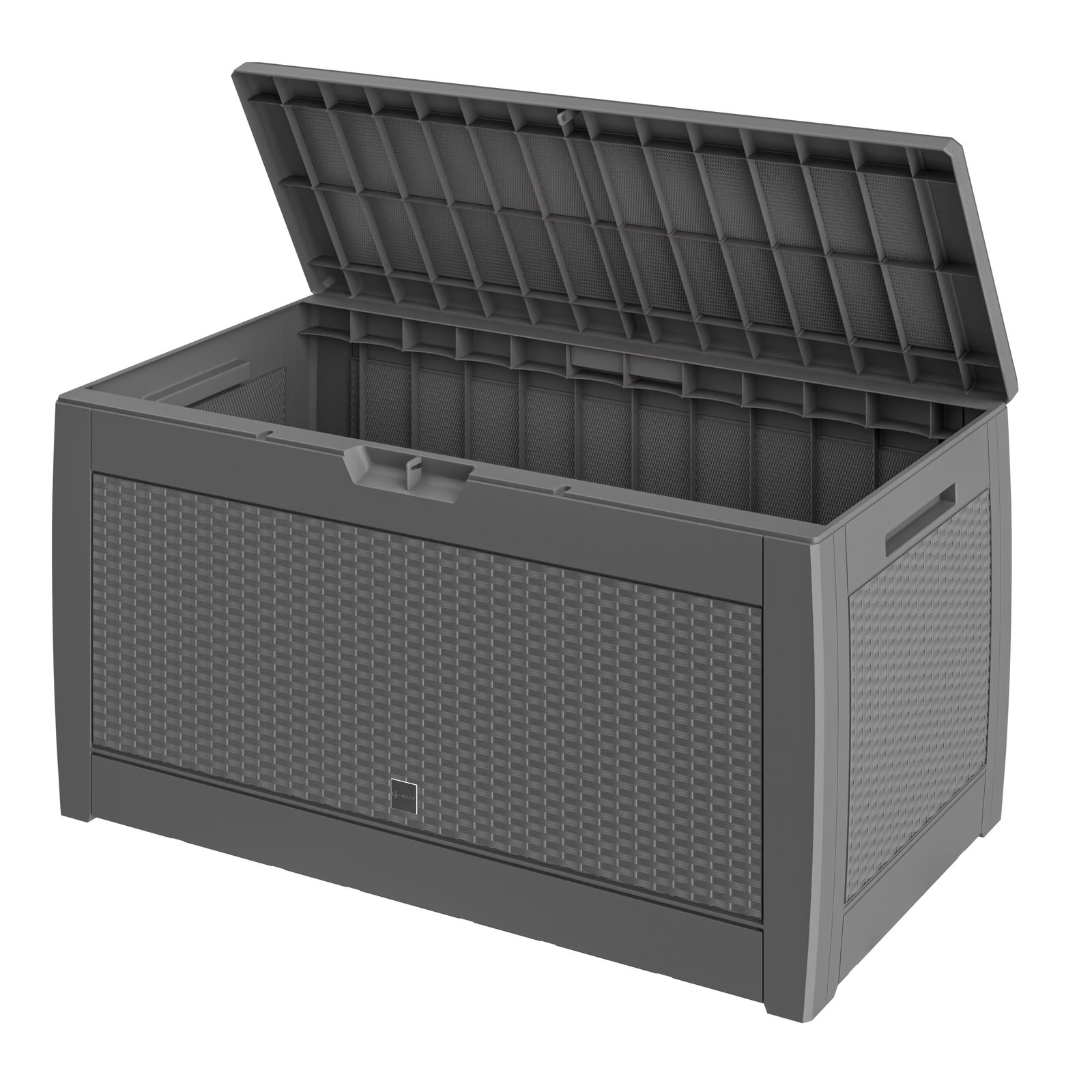Image of Gartenbox Rato 310L Grau Rattan Optik wasserdicht