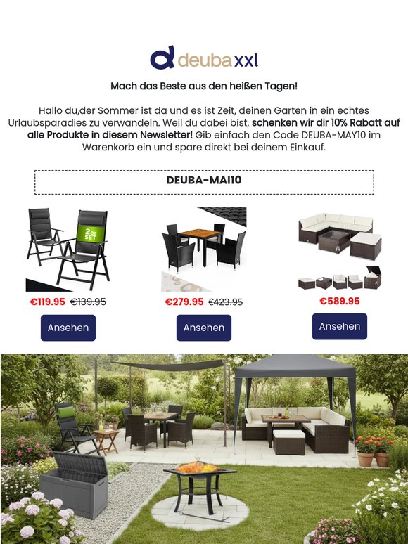 Im Mai: 10 % auf deine Outdoor-Favoriten