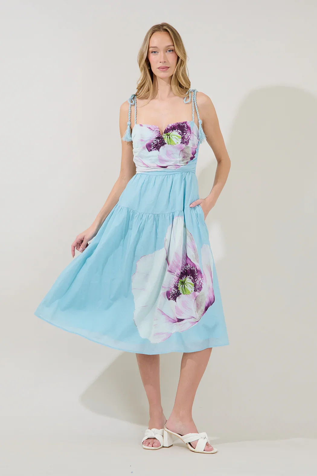 Image of Rensie Midi Dress Floral
